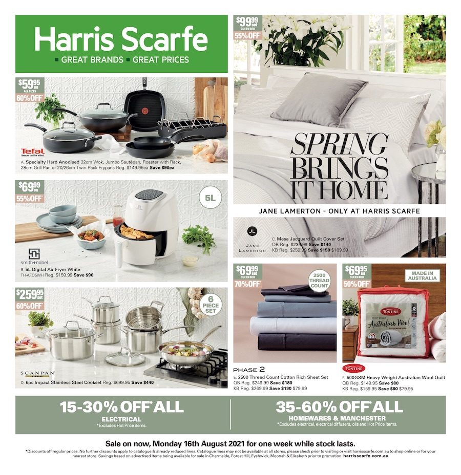 Harris Scarfe Catalogue 16 Aug 2021 Catalogue AU