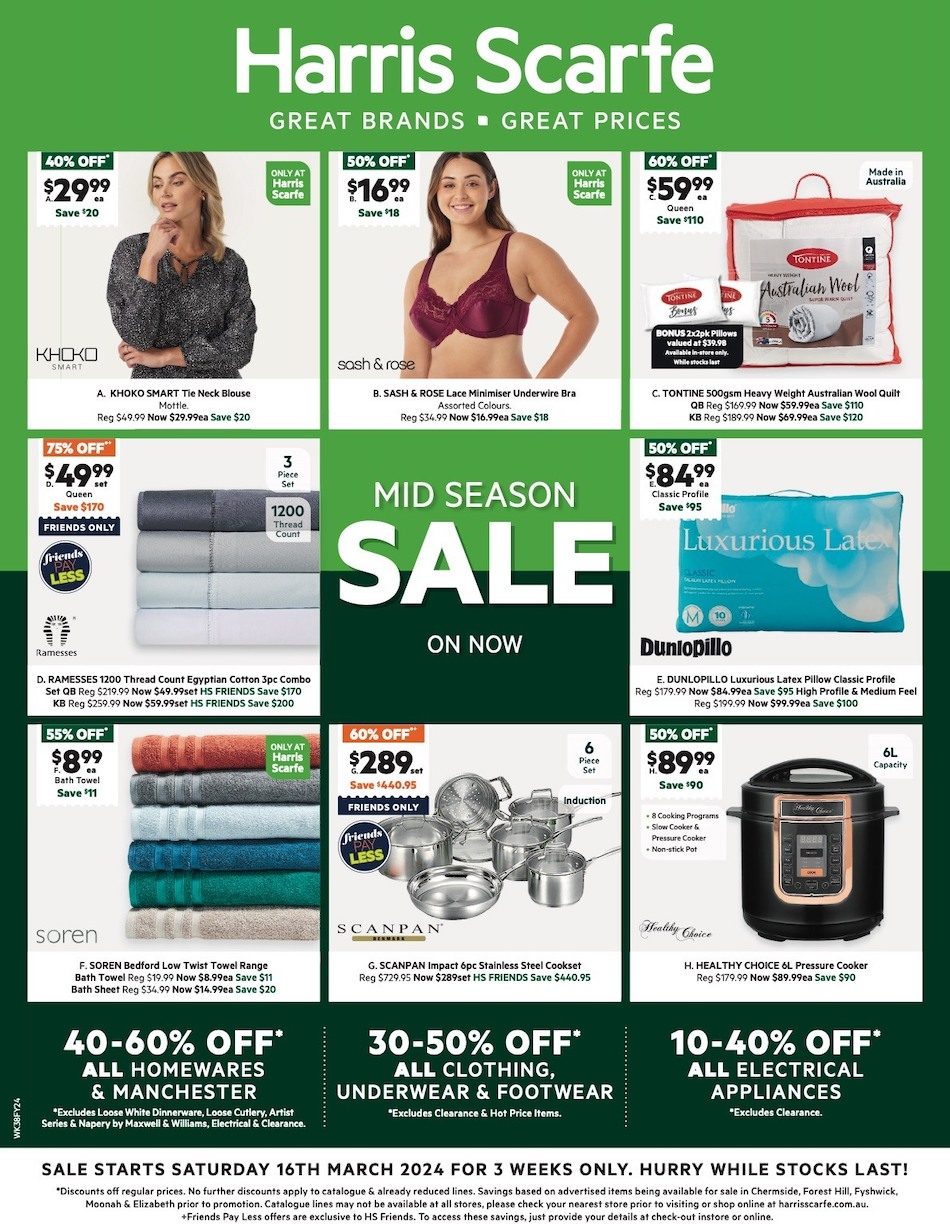 Harris Scarfe Catalogue 16 29 Mar 2024 Catalogue AU