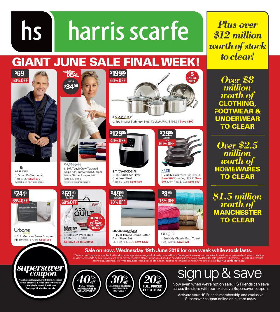 Harris Scarfe Catalogue