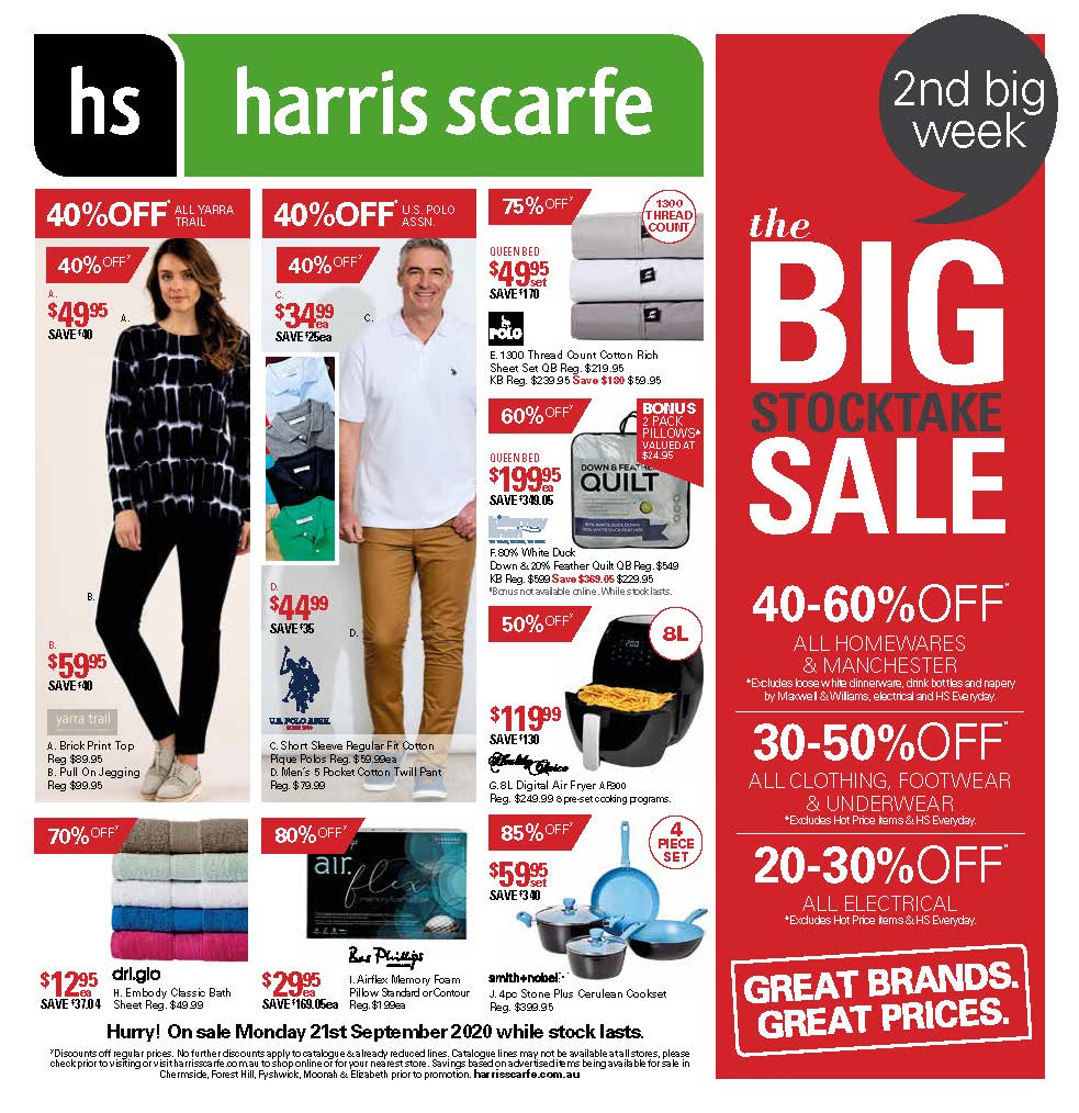 Harris Scarfe Catalogue 21 27 Sep 2020 Catalogue AU