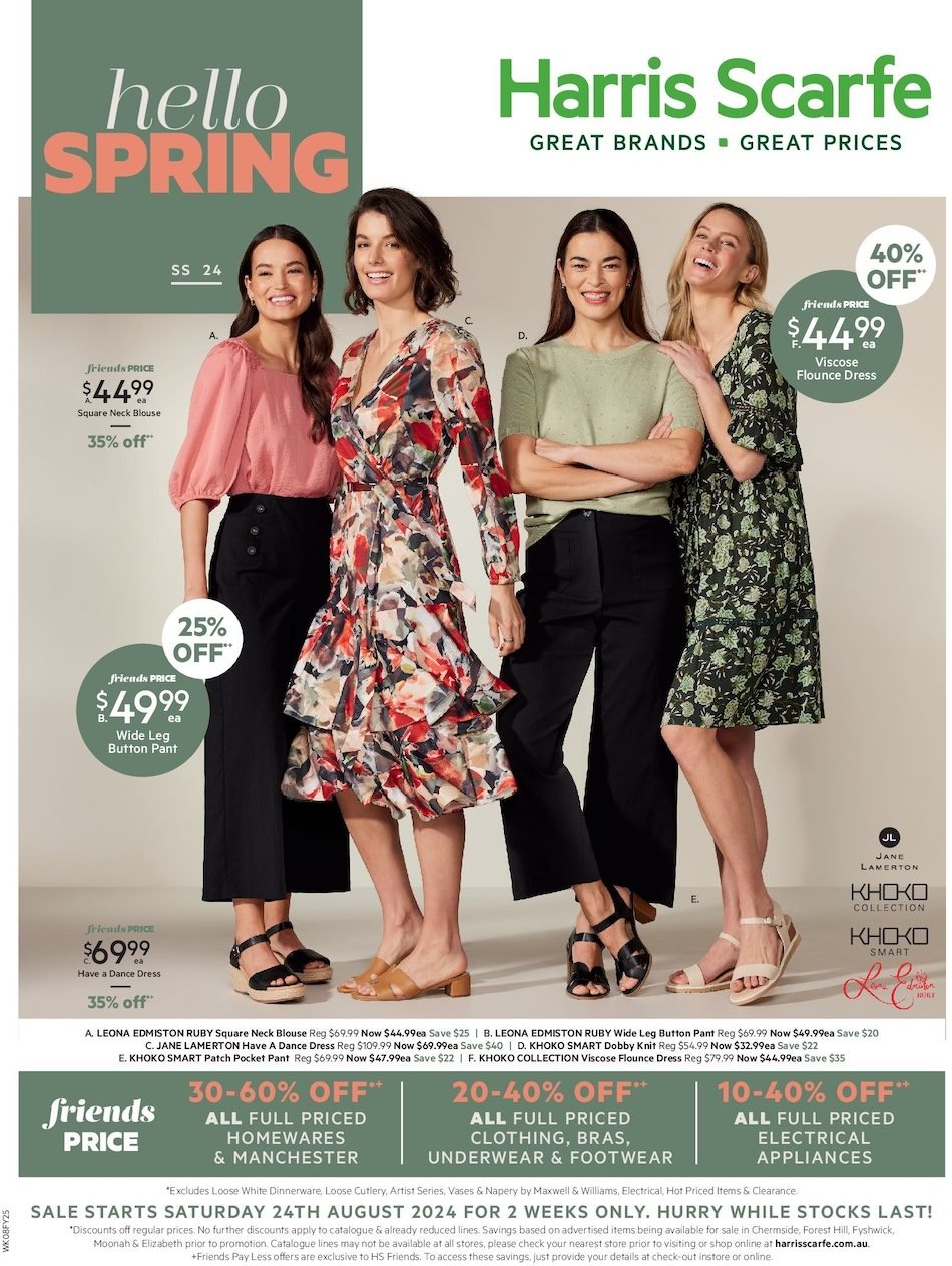 Harris Scarfe Catalogue 24 Aug 7 Sep 2024 Catalogue AU