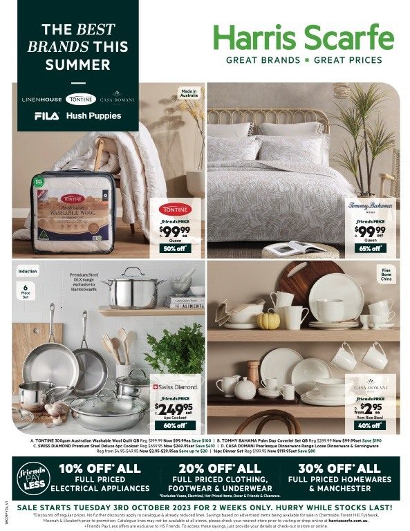 Harris Scarfe Catalogue 3 15 Oct 2023 Catalogue AU