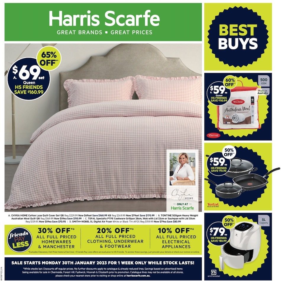 Harris Scarfe Catalogue 30 Jan 6 Feb 2023 Catalogue AU