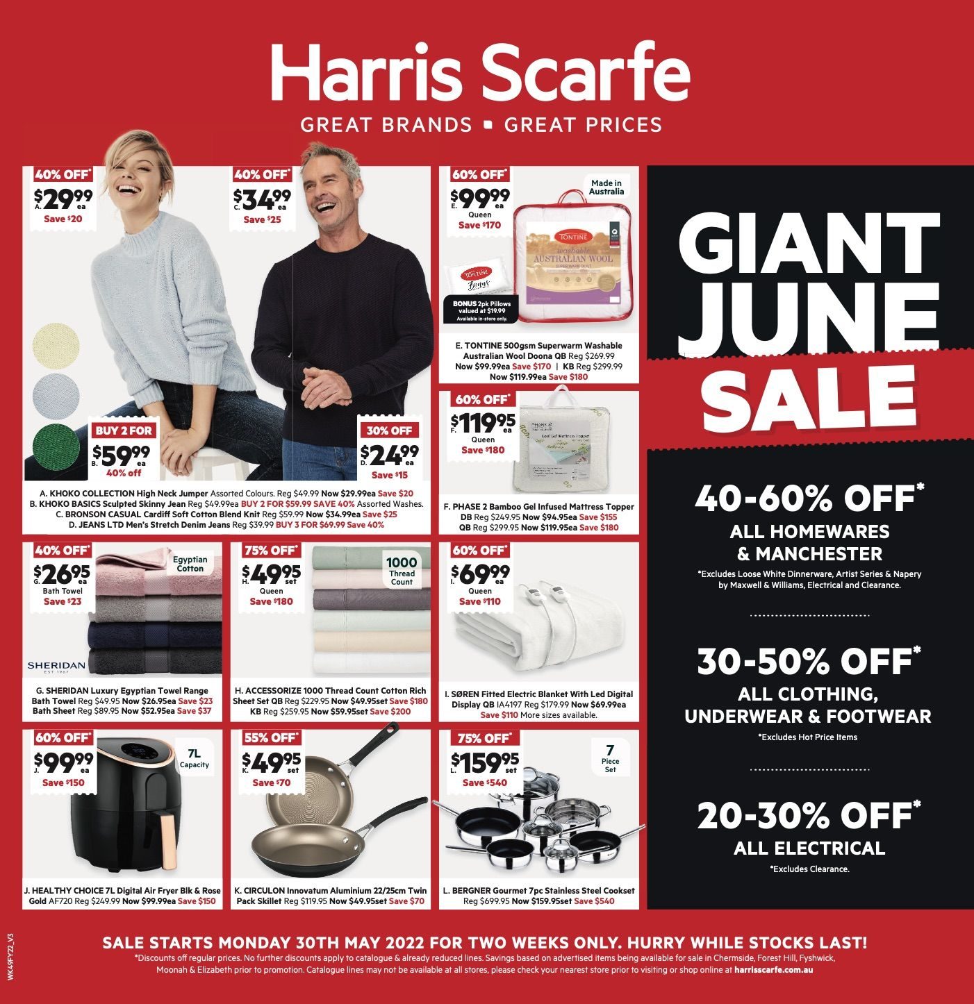 Harris Scarfe Catalogue 30 May 2022 Catalogue AU