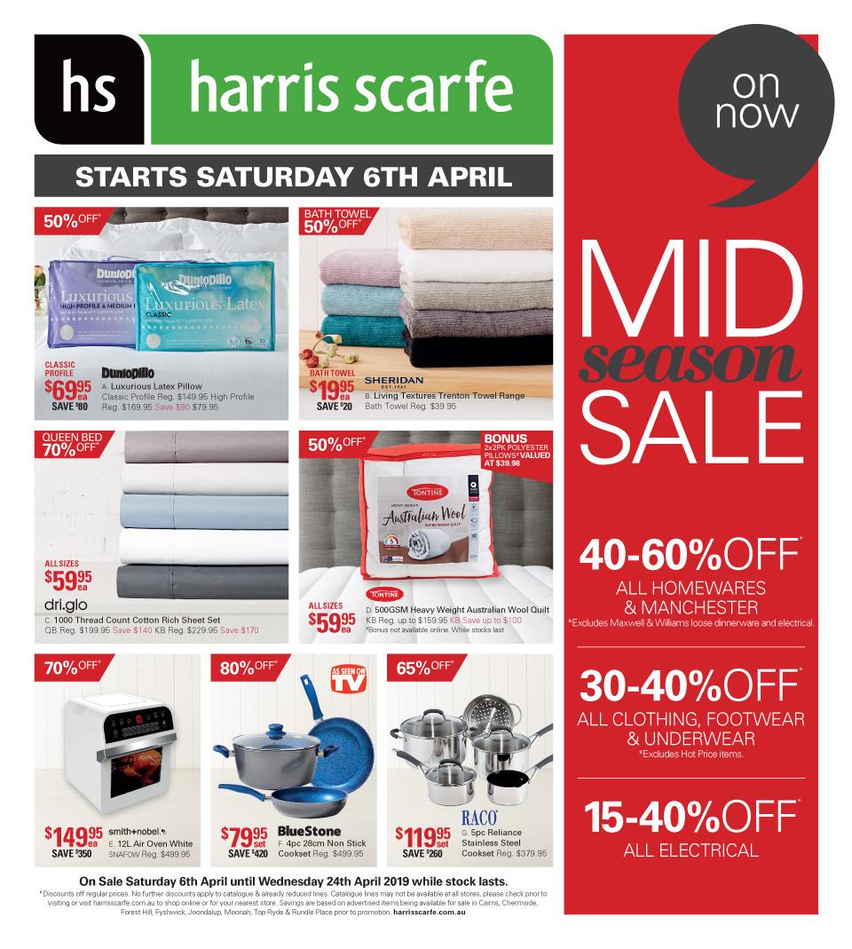 Harris Scarfe Catalogue