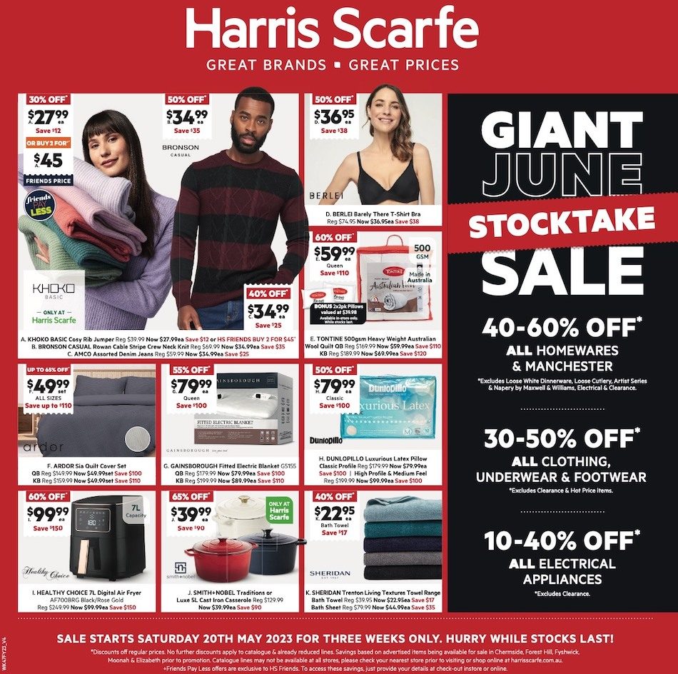 Harris Scarfe Catalogue Giant June 2023 Catalogue AU