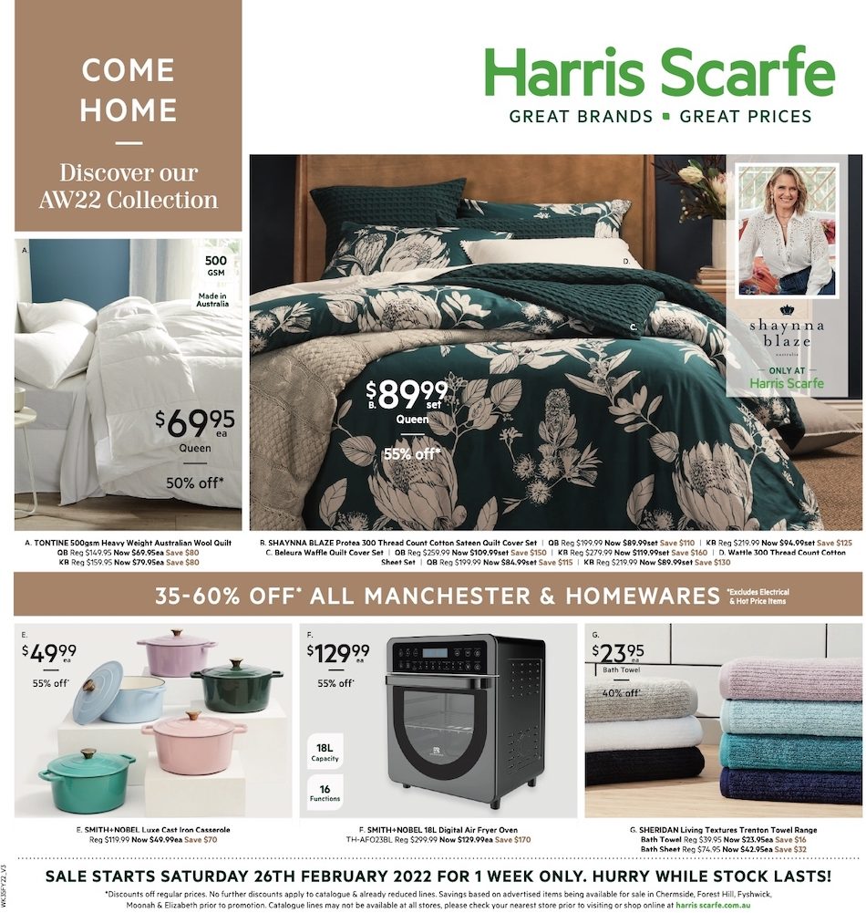 Harris Scarfe Catalogue Home 27 Feb 2022 Catalogue AU