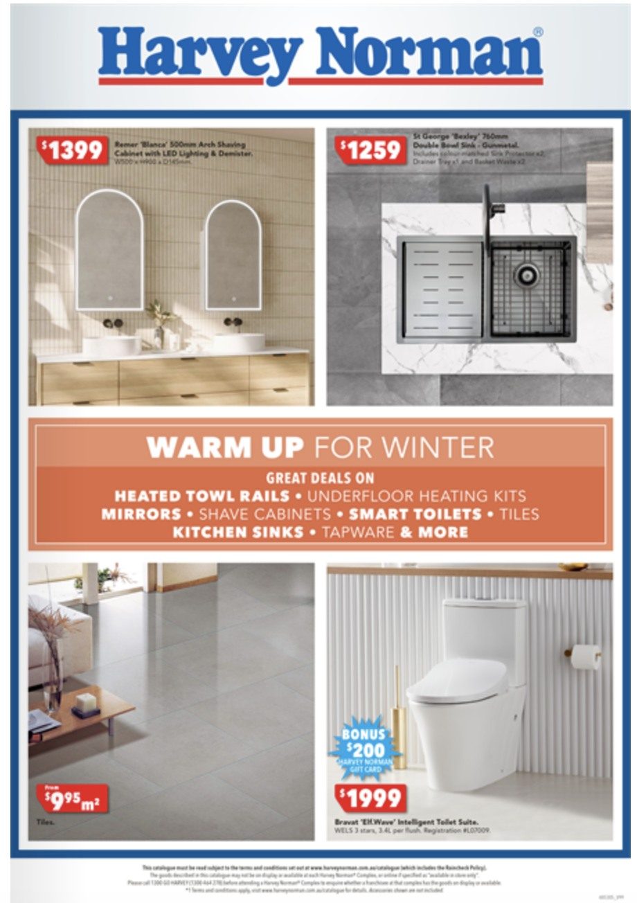 Harvey Norman Catalogue Bath Jul 2023 Catalogue AU