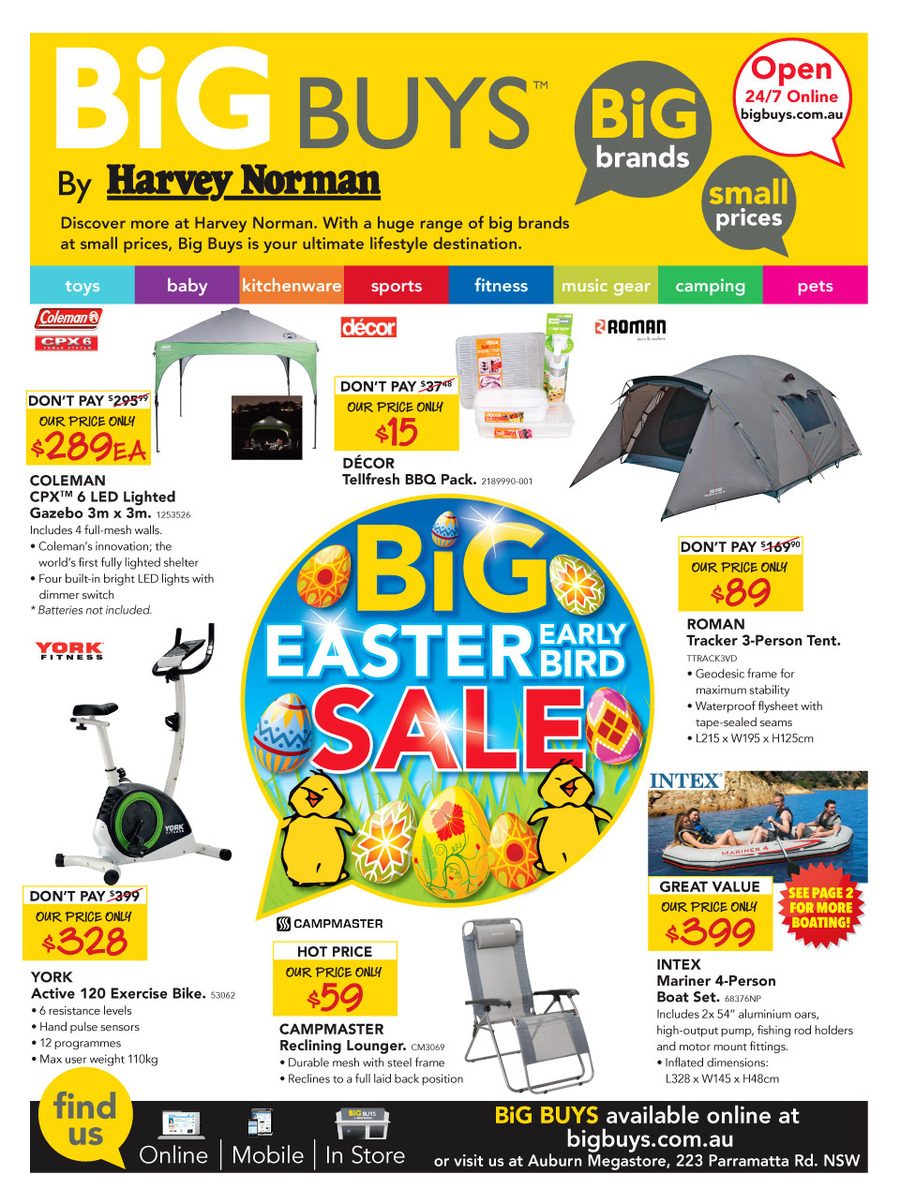 Harvey Norman Catalogue Big Easter Sale 2015 Catalogue AU