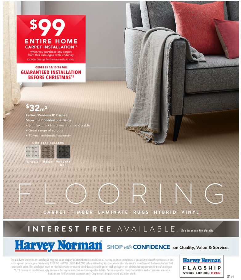 Harvey Norman Catalogue Flooring October 2018 Catalogue AU