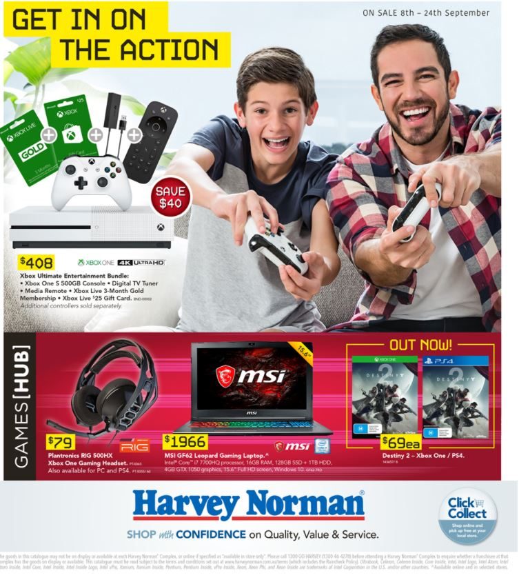 Harvey Norman Catalogue Gaming Sep 2017 Catalogue AU