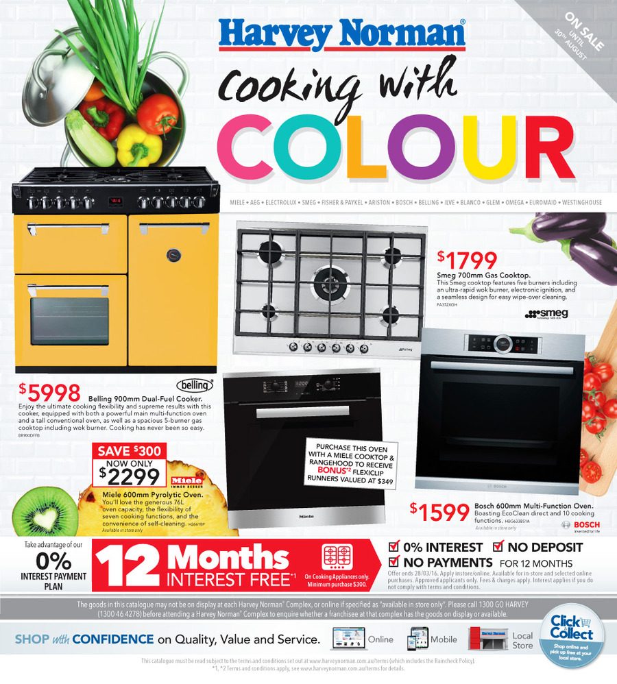Harvey Norman Catalogue Kitchen Appliances 25 Jul 30 Aug Catalogue AU