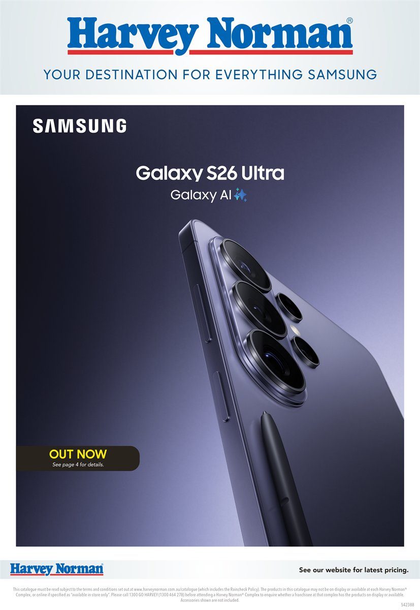 Harvey Norman Catalogue Samsung Out Now March 10 - April 3, 2026