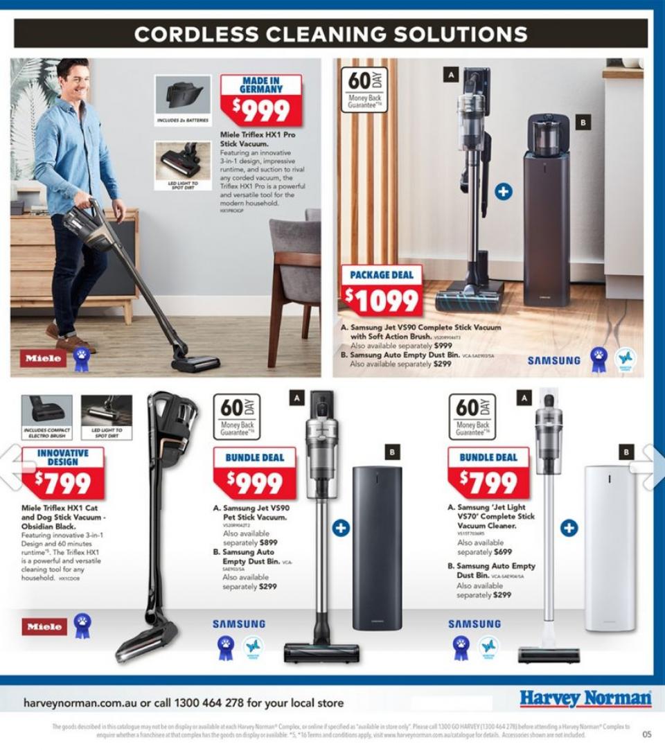 Harvey Norman Home Cleaning Sep 2021 Catalogue AU