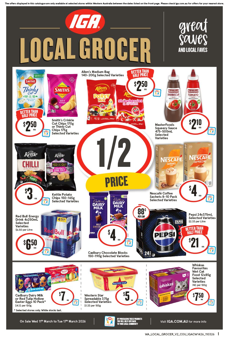 IGA Catalogue March 11 - 17, 2026 Local Grocer Country