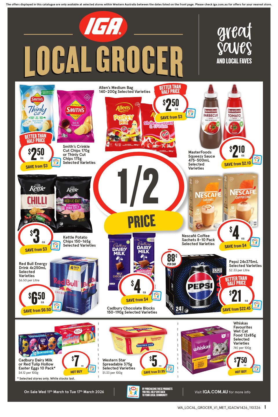 IGA Catalogue March 11 - 17, 2026 Local Grocer Metro
