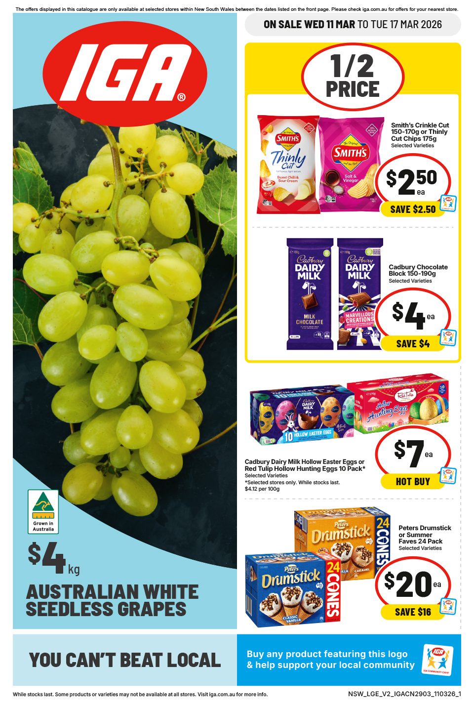 IGA Catalogue March 11 - 17, 2026 NSW Large V2