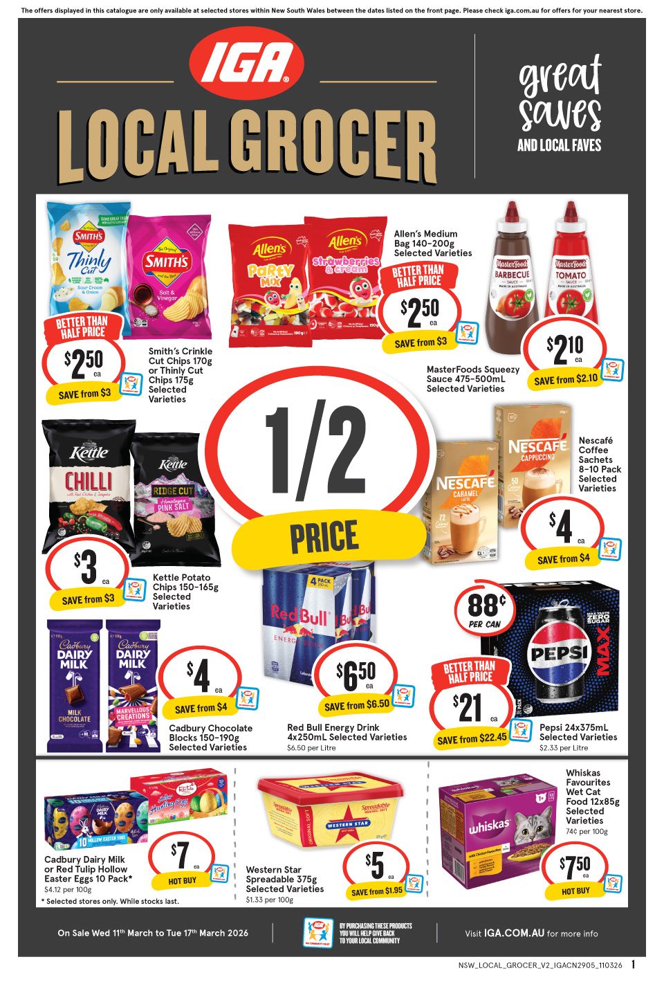 IGA Catalogue March 11 - 17, 2026 NSW Local Grocer V2