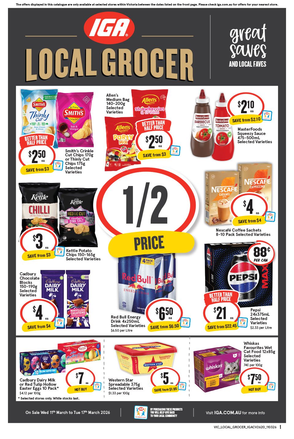 IGA Catalogue March 11 - 17, 2026 VIC Local Grocer