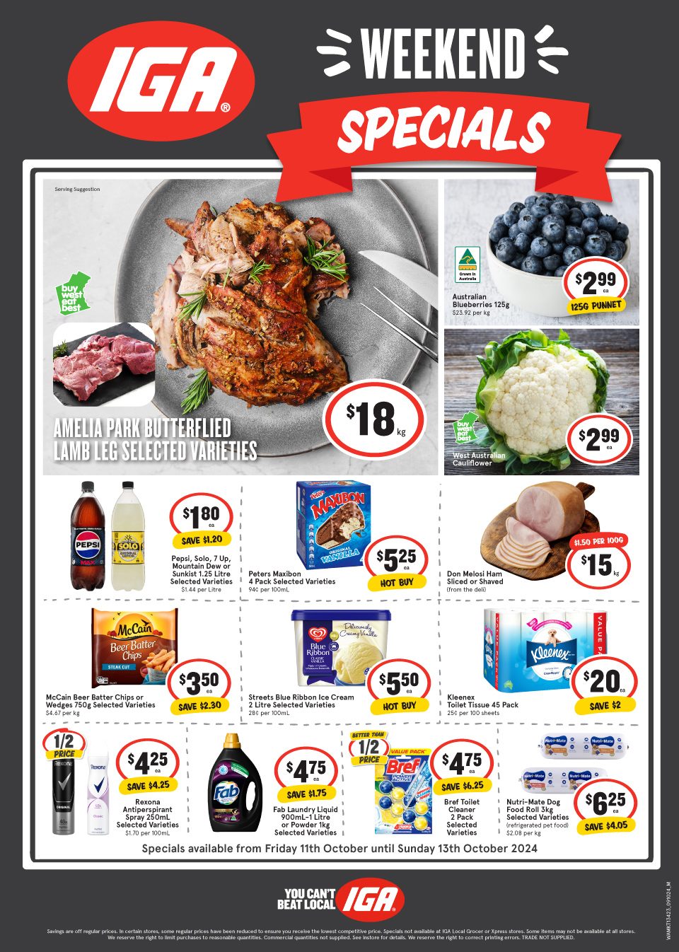 IGA Catalogue October 10 13, 2024 Weekend Specials Catalogue AU