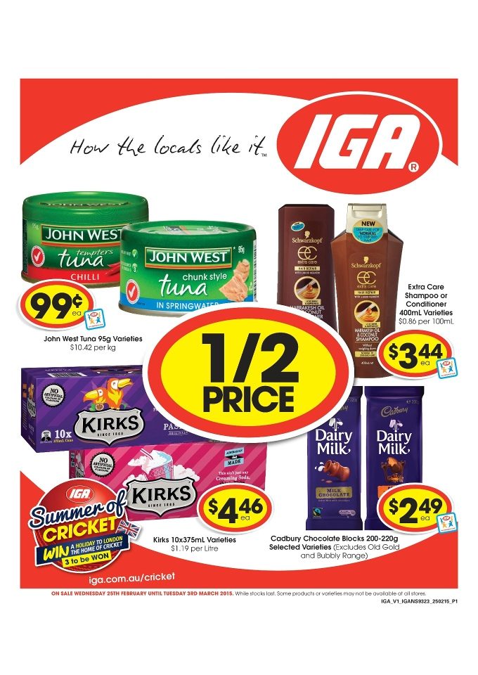 IGA Catalogue Online Food February 2015 - Catalogue AU