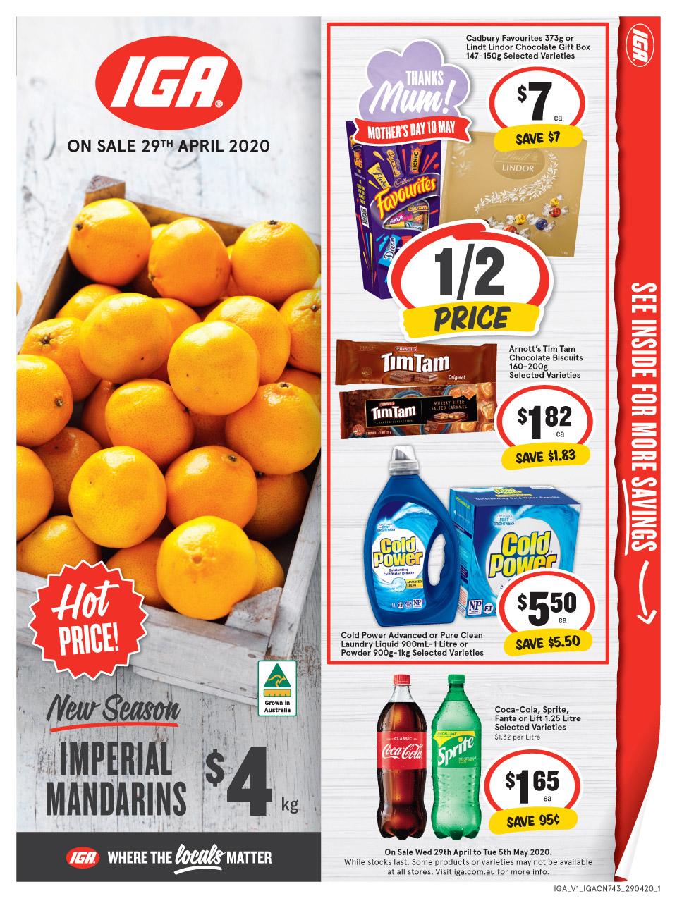 Iga Catalogue Sale 29 Apr - 5 May 2020 - Catalogue Au