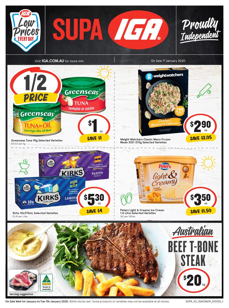 IGA Catalogue Supa 1 7 Jan 2020 Catalogue AU