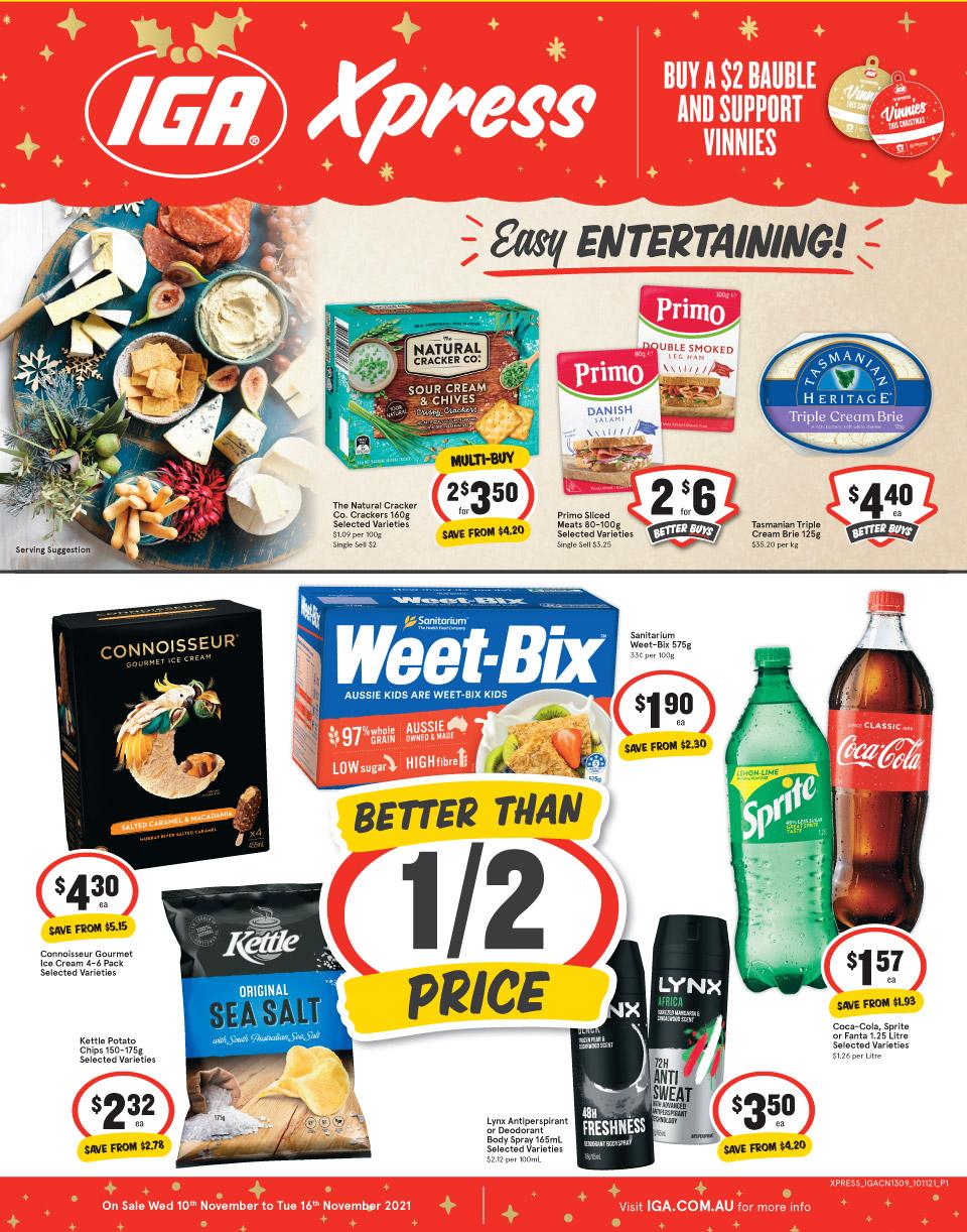 IGA Catalogue Xpress 10 - 16 Nov 2021 - Catalogue AU