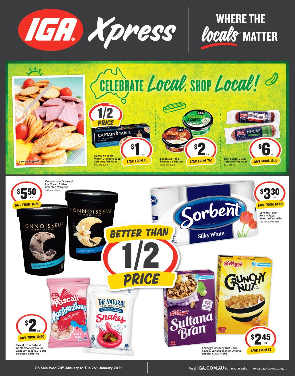 IGA Catalogue Xpress 20 - 26 Jan 2021 - Catalogue AU