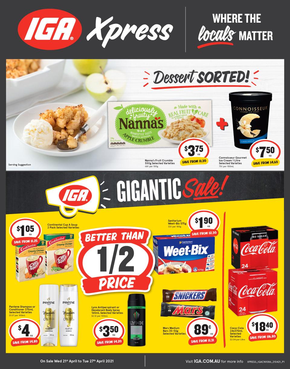 IGA Catalogue Xpress 21 - 27 Apr 2021 - Catalogue AU