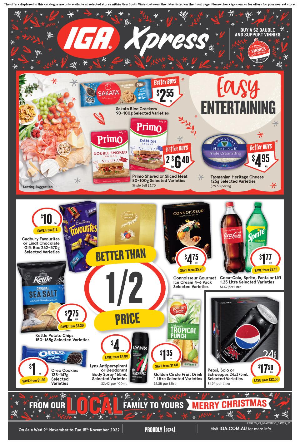 IGA Catalogue Xpress 9 - 15 Nov 2022 - Catalogue AU