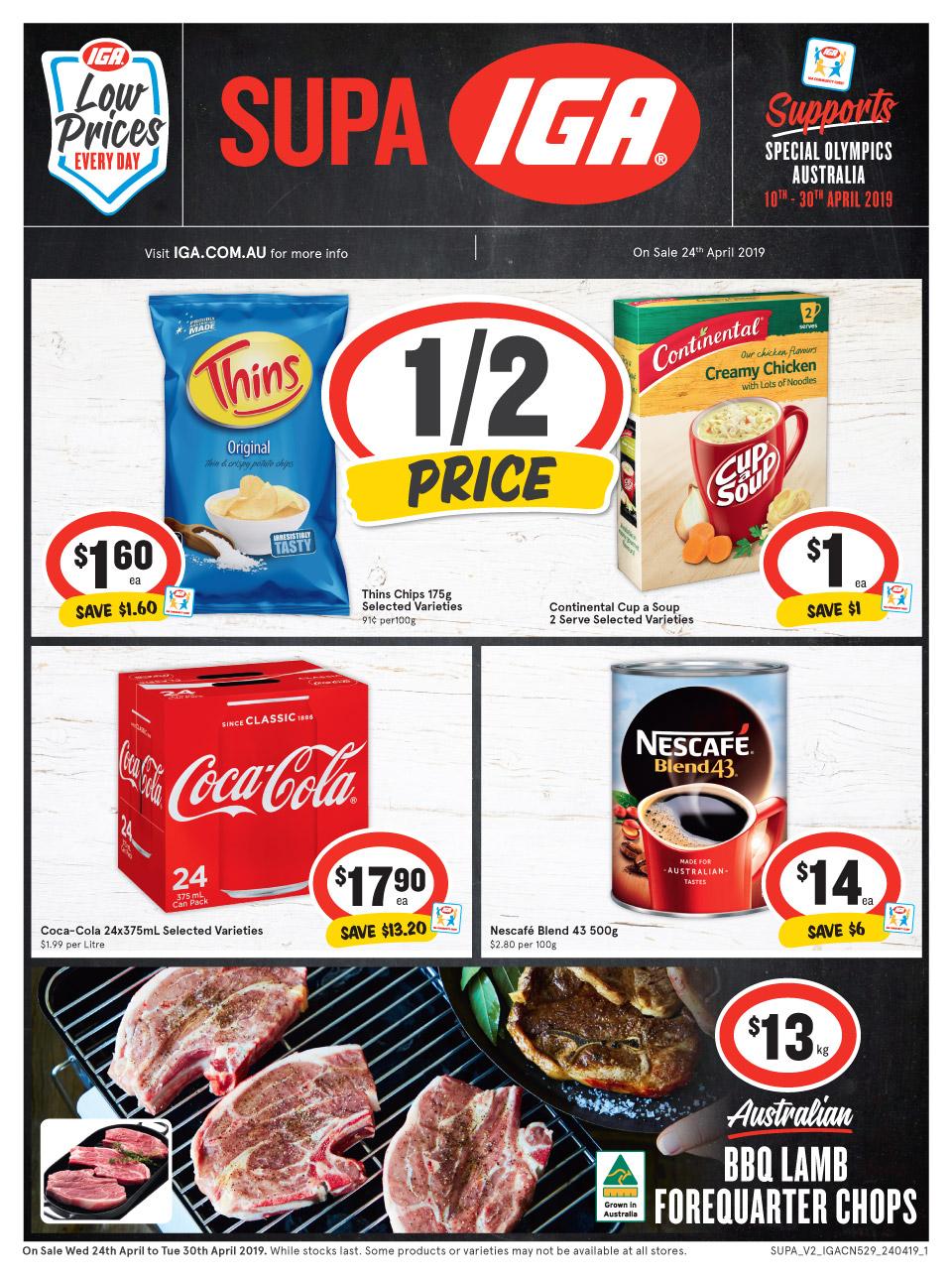 IGA Supa Catalogue 24 30 Apr 2019 Catalogue AU