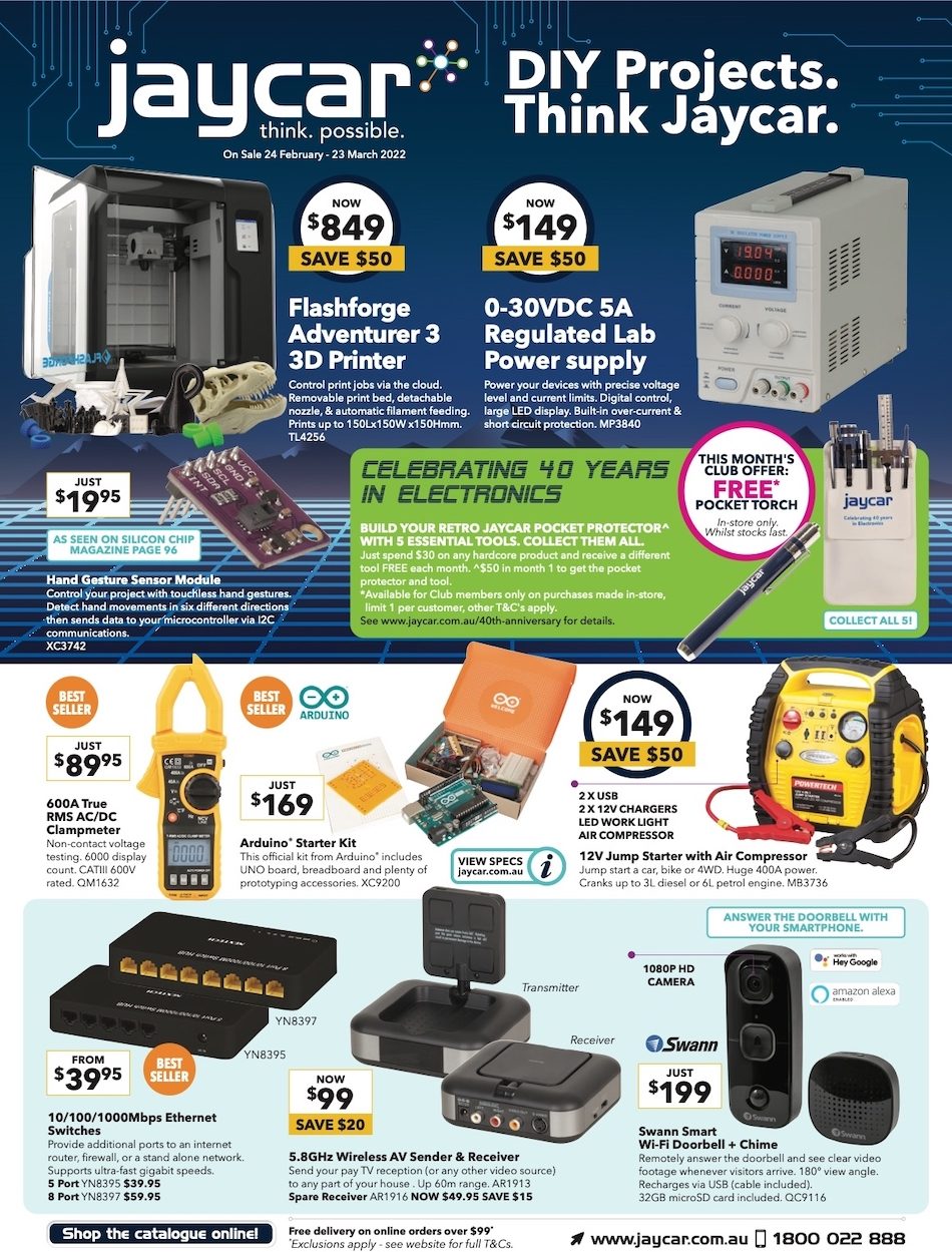 Jaycar Catalogue 24 Feb 23 Mar 2022 Catalogue AU