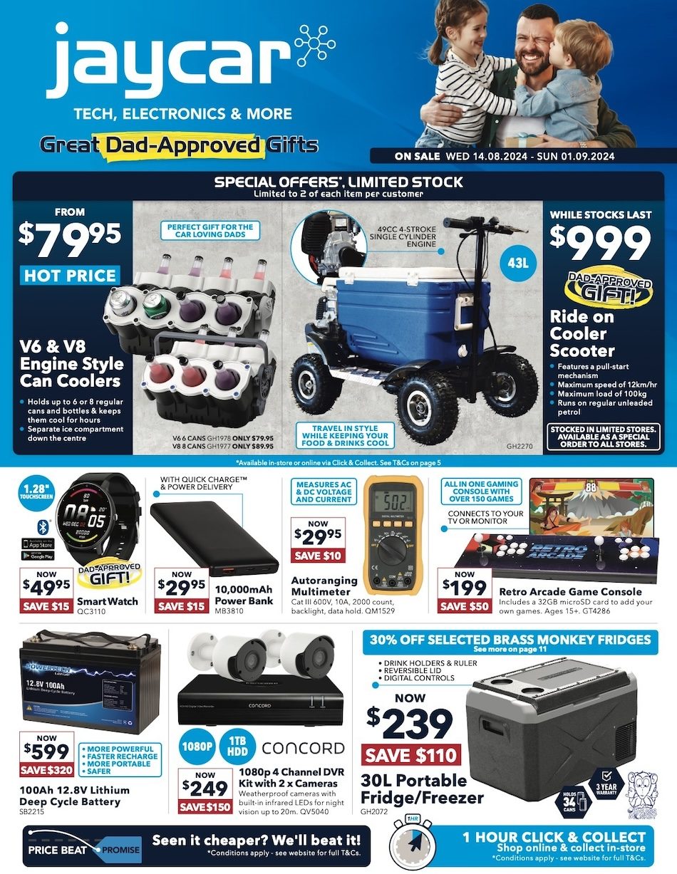 Jaycar Catalogue Father's Day 2024 Catalogue AU