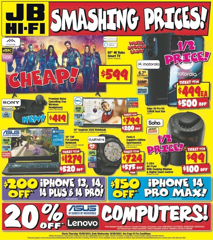 JB Hi-Fi Catalogue 10 - 16, 2023 - Catalogue AU