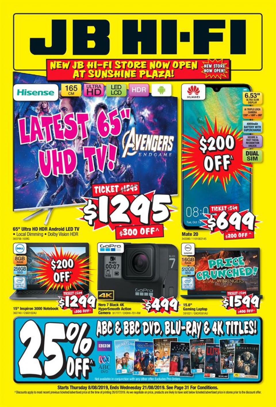 JB Hi-Fi Catalogue 15 - 21 Aug 2019 - Catalogue AU