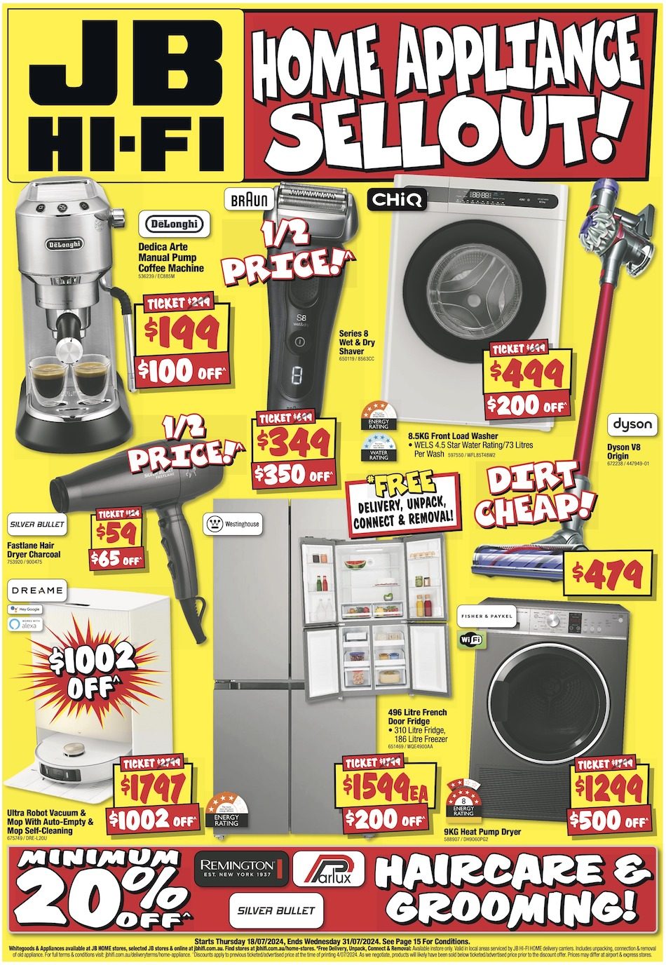 JB Hi-Fi Catalogue Appliances Sale 18 - 24 Jul 2024 - Catalogue AU