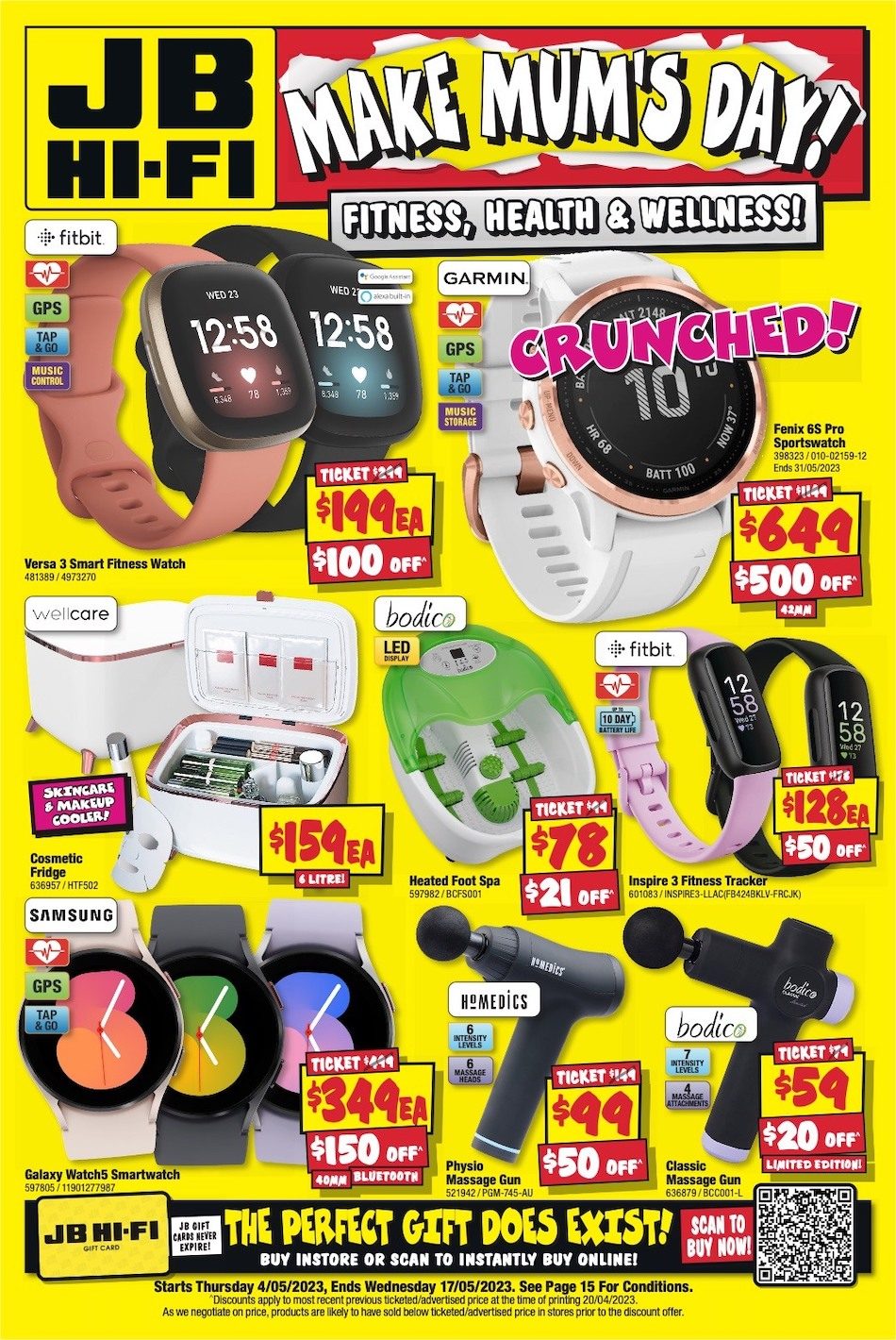 JB HiFi Catalogue Fitness Mother's Day 2023 Catalogue AU
