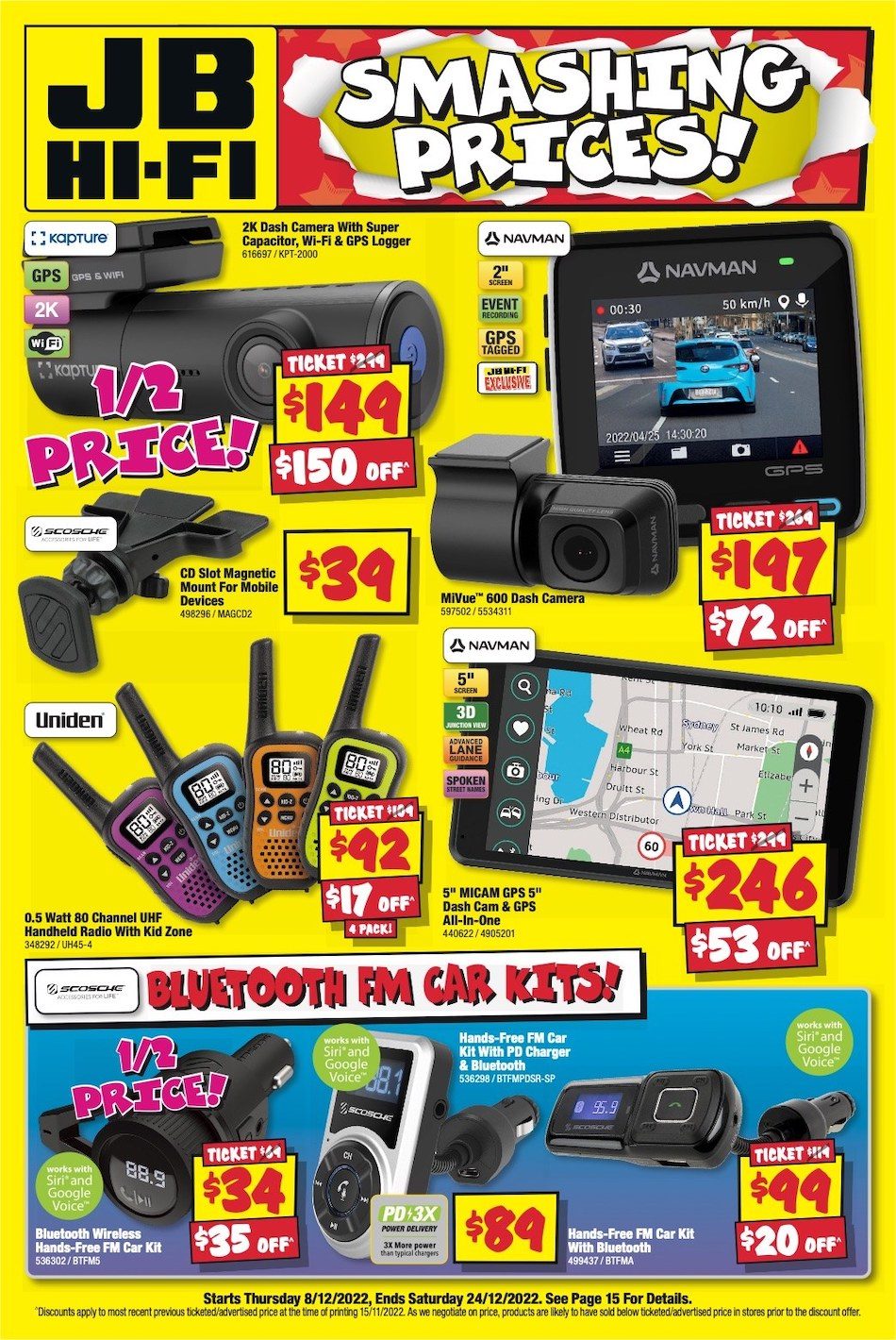 JB Hi-Fi Catalogue In-Car 8 - 24 Dec 2022 - Catalogue AU