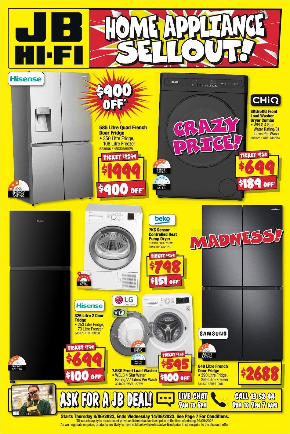 JB HiFi Catalogue Whitegoods Jun 2023 Catalogue AU