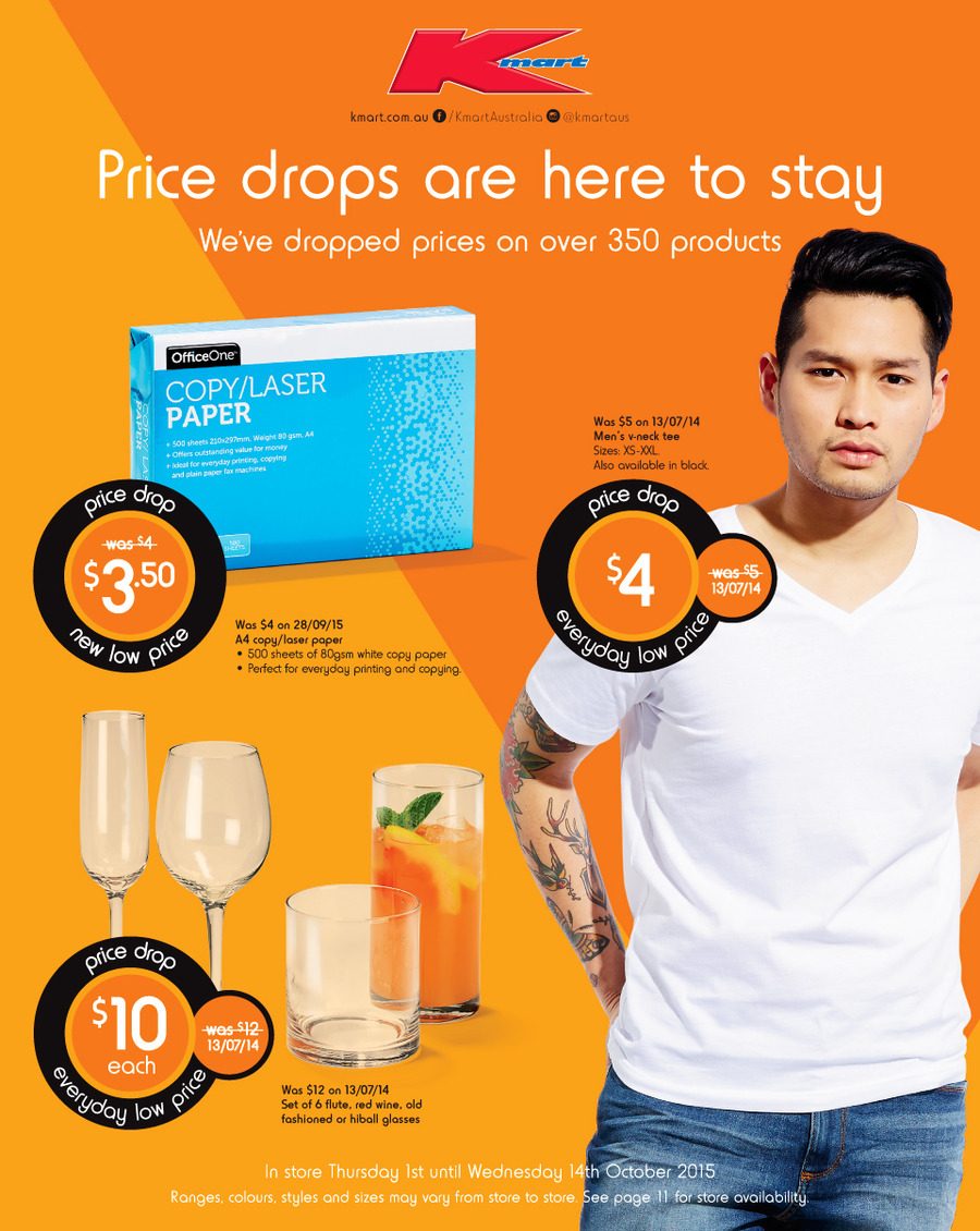 Kmart Catalogue Clearance 1 Oct 2015 Catalogue AU