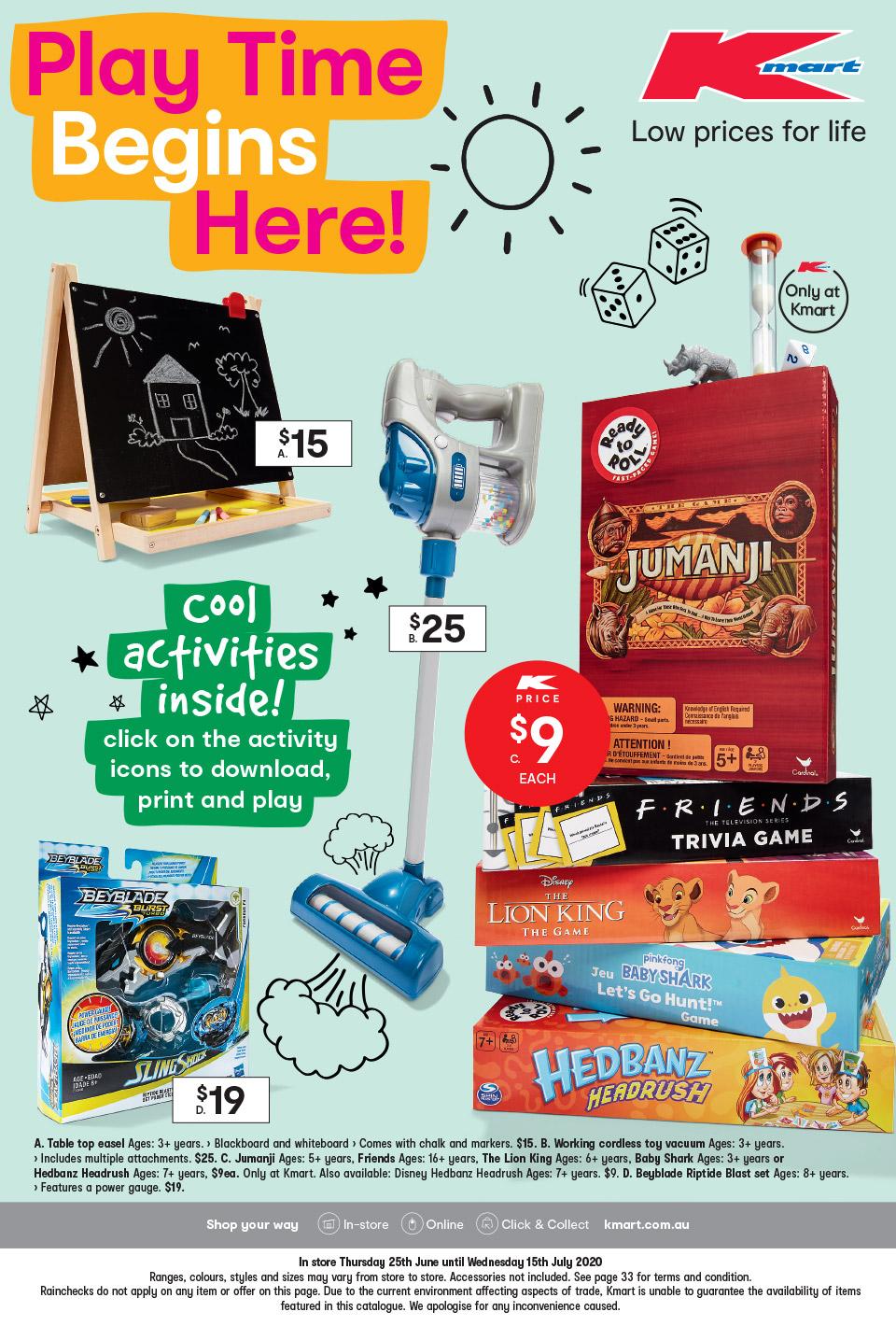 Kmart Catalogue Toy Sale 25 Jun 15 Jul 2020 Catalogue AU   1 