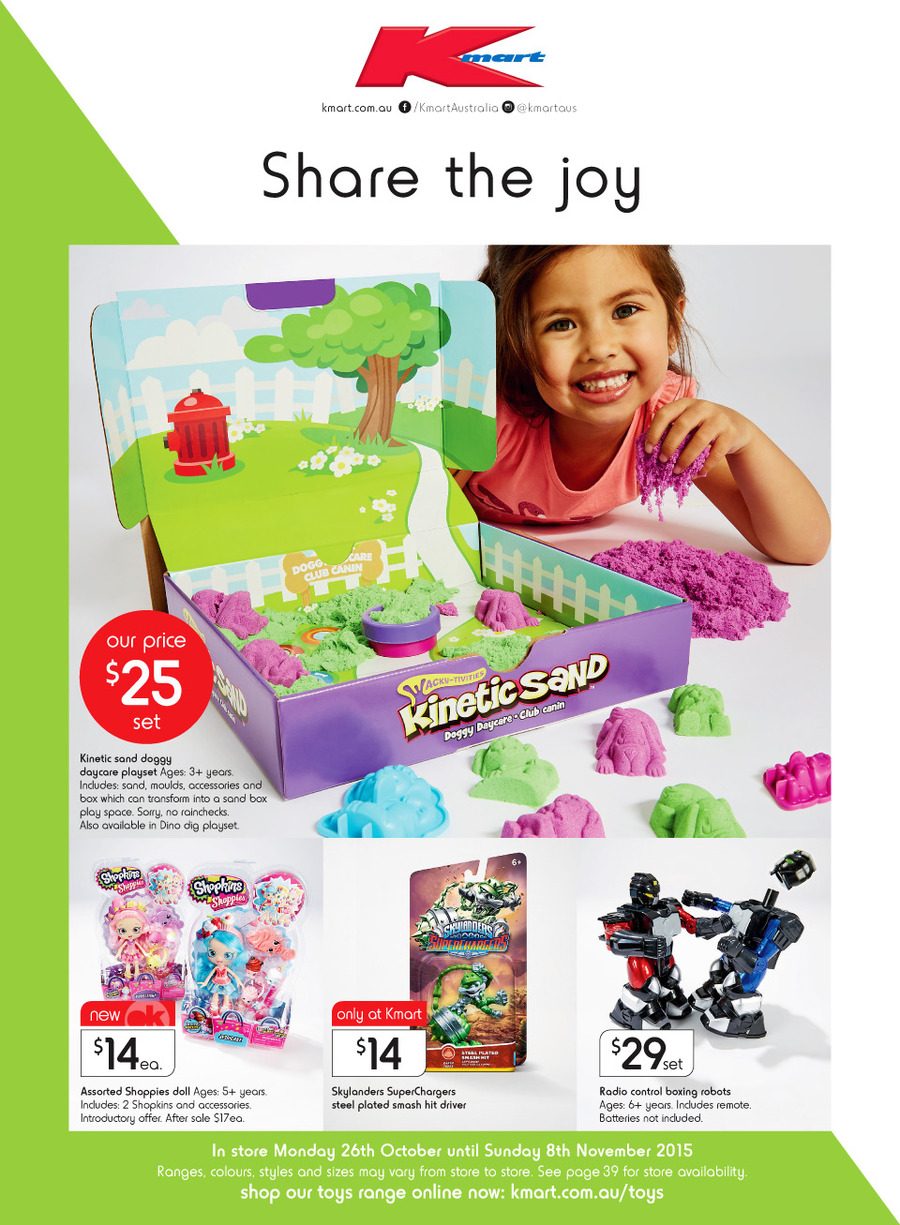 Kmart Catalogue Toy Sale 26 Oct 2015 Catalogue AU   1 