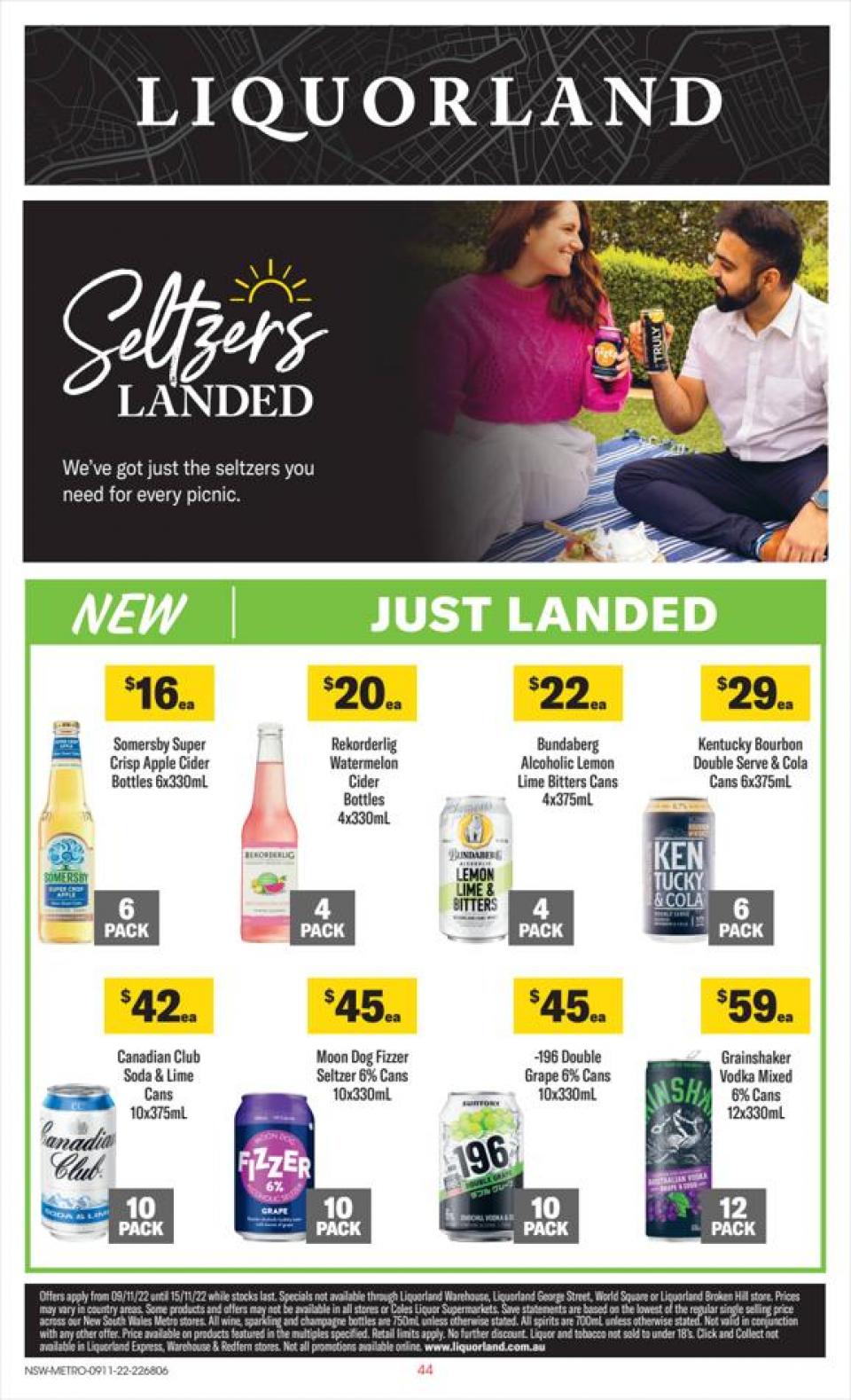 Liquorland Catalogue 9 15 Nov 2022 Catalogue AU