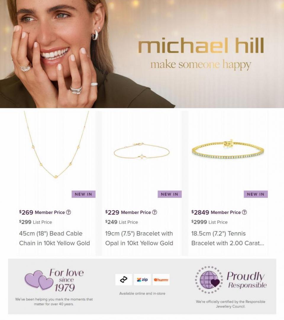Michael Hill Catalogue 18 Oct 18 Nov 2022 Catalogue AU