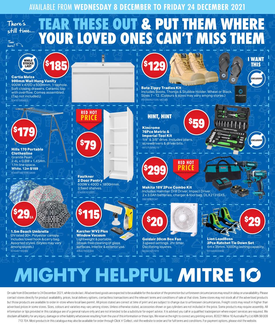Mitre 10 Catalogue 8 24 Dec 2021 Catalogue AU