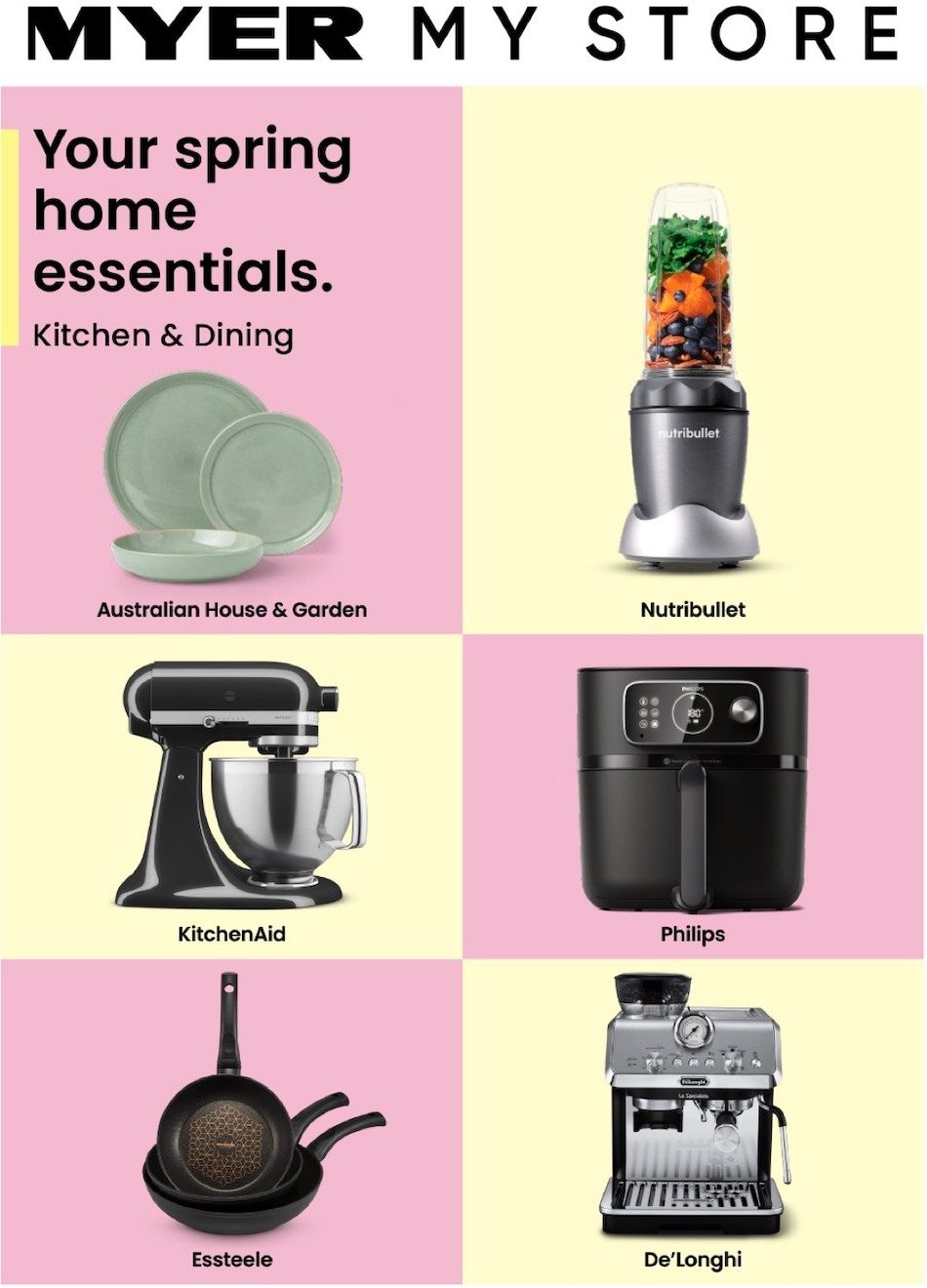 Myer Catalogue Kitchen 15 Aug 3 Sep 2023 Catalogue AU