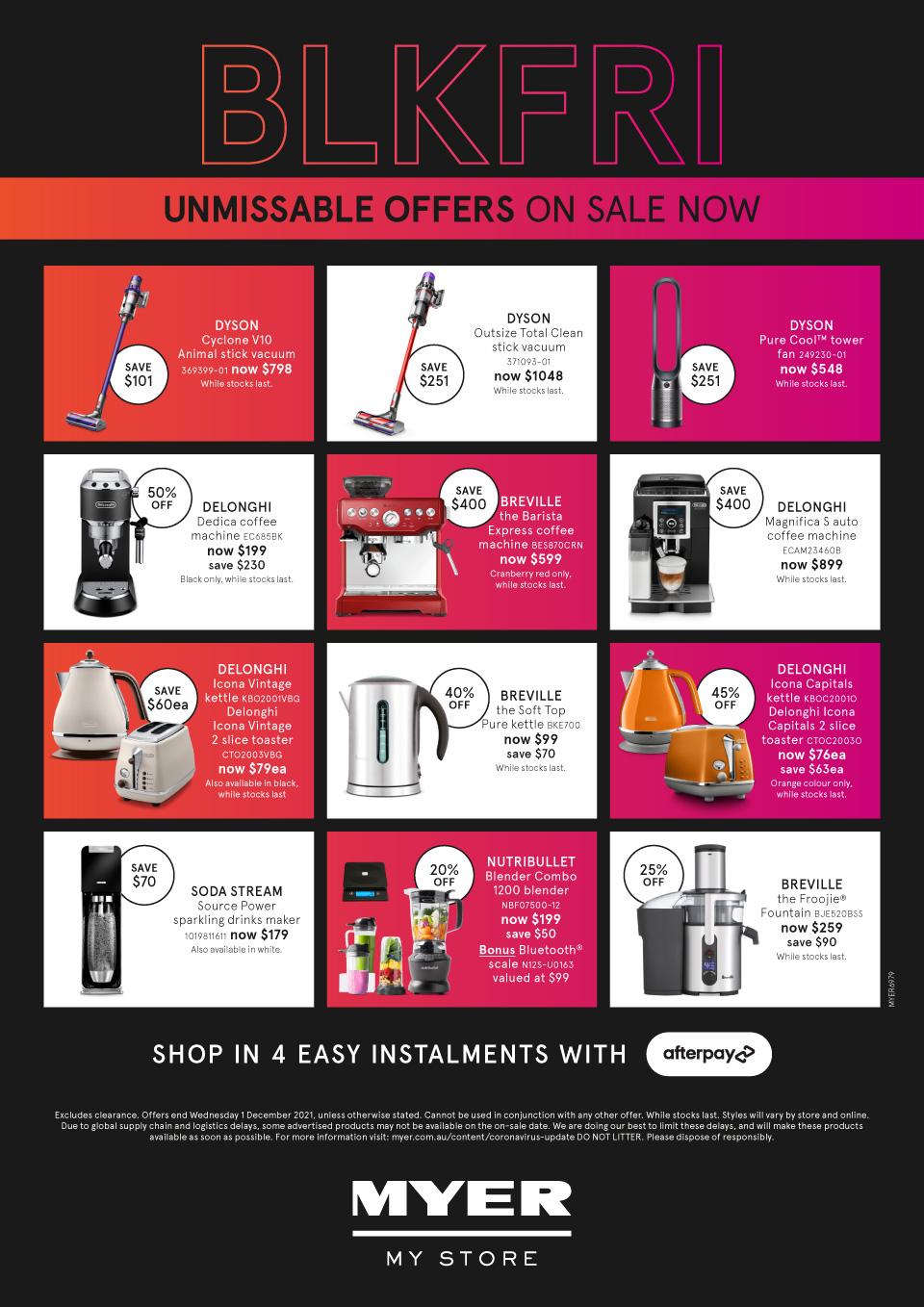 Myer Catalogue Black Friday 2021 Catalogue AU