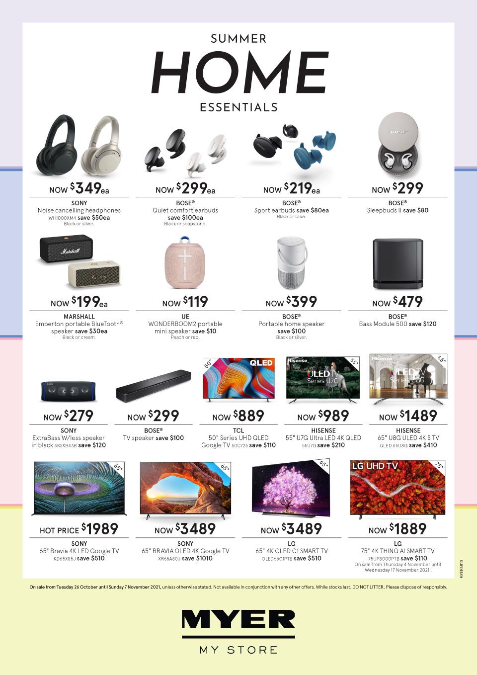 Myer Catalogue Summer Home 2021 Catalogue AU