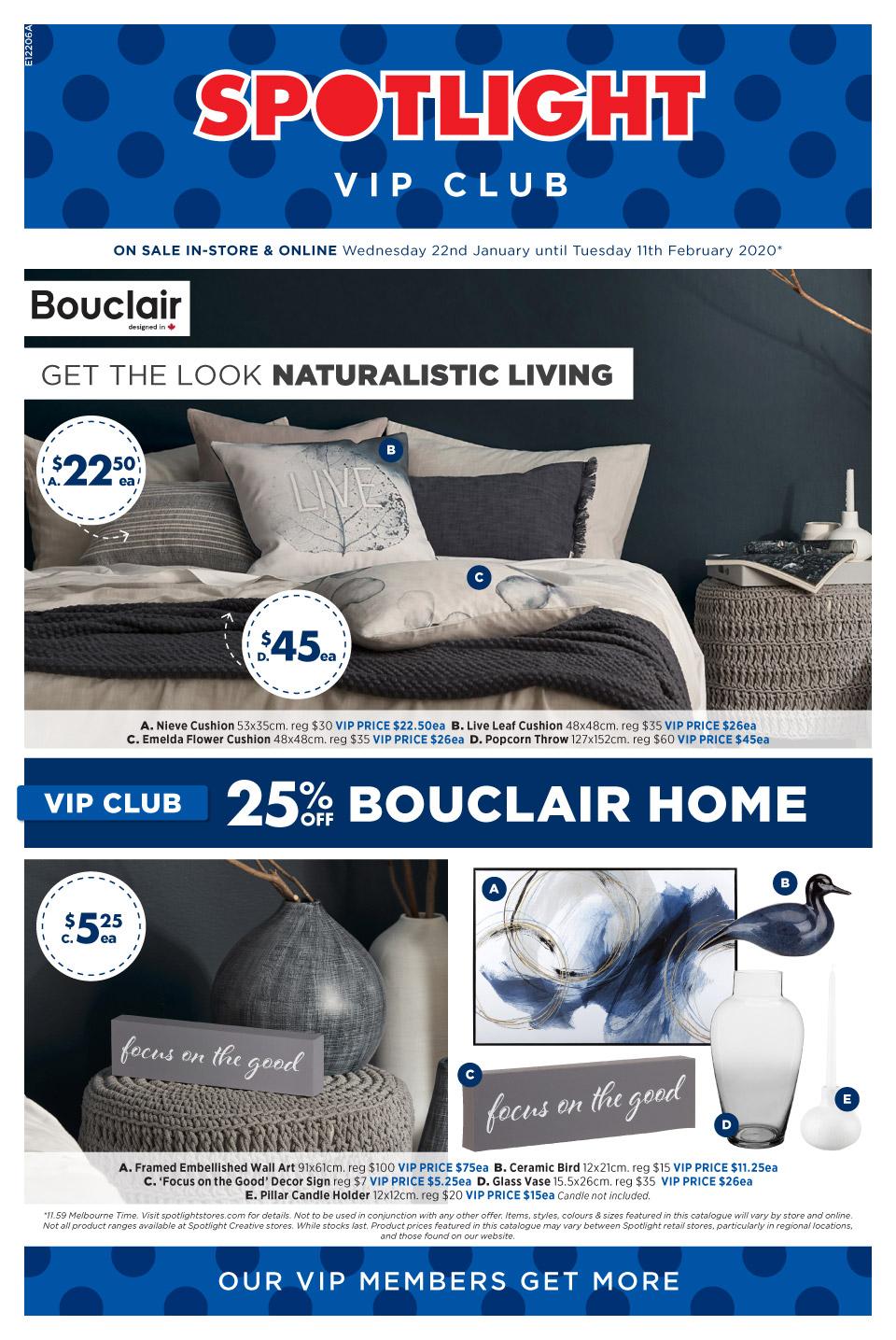 Spotlight Catalogue Bouclair 22 Jan 11 Feb 2020 Catalogue AU